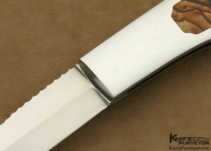 Joe Kious Custom Knife Biggs Jasper Interframe Lockback Folder - Image 2