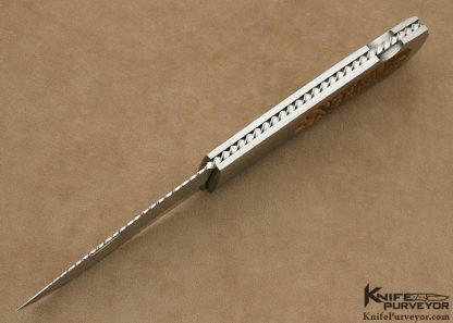 Joe Kious Custom Knife Biggs Jasper Interframe Lockback Folder - Image 5