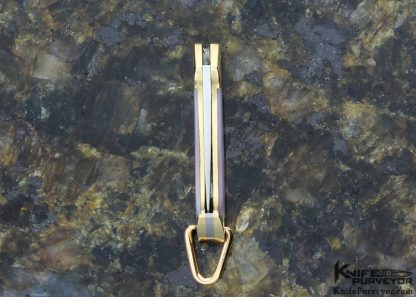 Joe Kious Custom Knife 14Kt Gold Miniature Slipjoint - Image 5