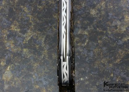 Joe Kious Custom Knife Rams Horn Lockback Interframe - Image 6