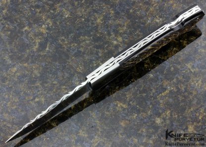 Joe Kious Custom Knife Rams Horn Lockback Interframe - Image 4