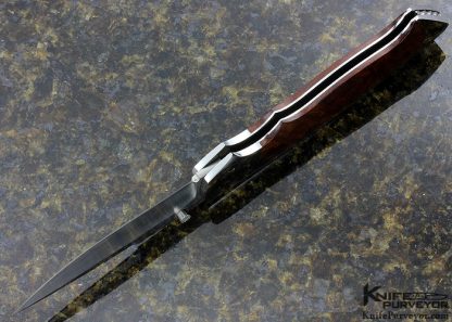 Joe Kious Custom Knife Desert Ironwood Lockback - Image 7