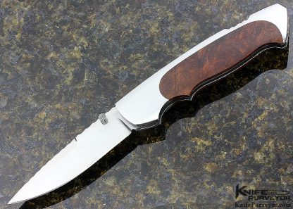 Joe Kious Custom Knife Desert Ironwood Lockback