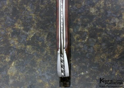 Joe Kious Custom Knife Desert Ironwood Lockback - Image 8
