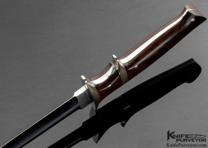 Joe Kious Custom Knife Cocobolo "Stormbringer" Subhilt Dagger - Image 6