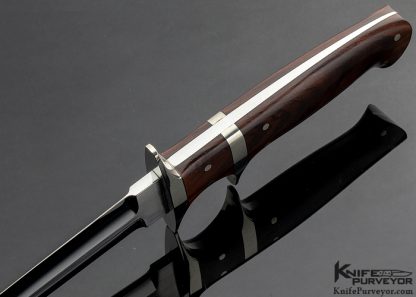 Joe Kious Custom Knife Cocobolo "Stormbringer" Subhilt Dagger - Image 5