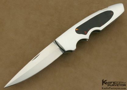 Joe Kious Custom Knife Exotic Material Interframe Lockback