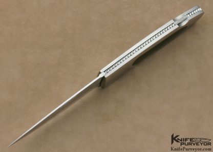 Joe Kious Custom Knife Exotic Material Interframe Lockback - Image 5