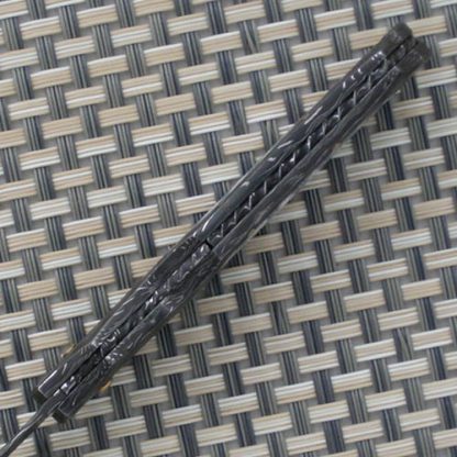 Joe Kious Custom Knife Miniature Automatic with Mother of Pearl Inlays - Image 3