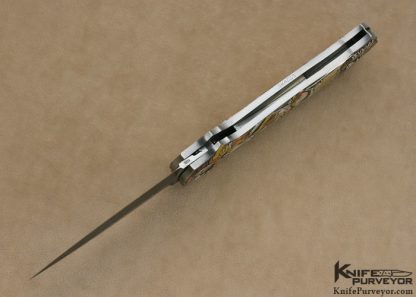 Joe Kious Custom Knife Ron Skaggs Engraved Double Pocket Locket Automatic FrontLock - Image 8