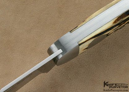 Joe Knipstein Custom Knives 2 Blade Stag Elephant Toe Slip Joint - Image 5