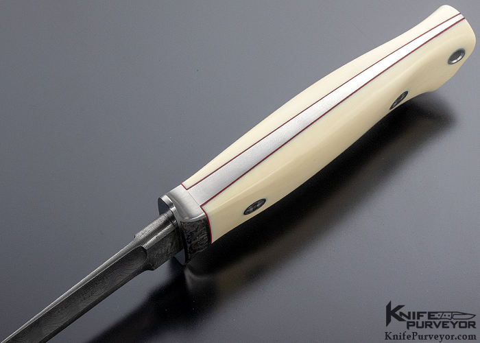 Thad Buchanan Custom Knife Engraved by Joe Mason Loveless Style Mini Wilderness - Image 5