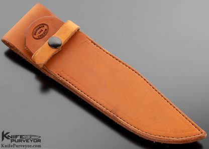 Thad Buchanan Custom Knife Engraved by Joe Mason Loveless Style Stag Dixon Fighter - Image 7