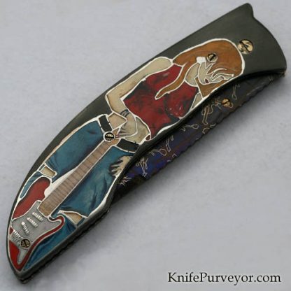 Joe Olson Custom Knife Sole Authorship Fender Stratocaster - Image 3