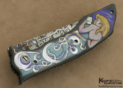 Joe Olson Custom Knife Sole Authorship Gambler Dagger - Image 3