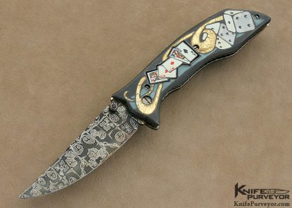 Joe Olson Custom Knife Sole Authorship Gambler Dagger