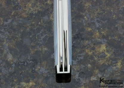 Joel Chamblin Custom Knife 2 Blade Checkered Pearl Doctors Knife (Featured in a Video) - Image 6