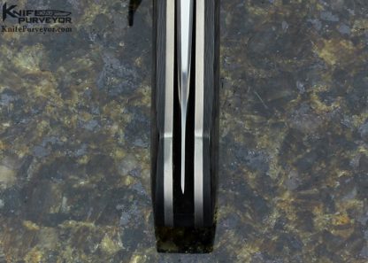 John W. Smith Custom Knife Carbon Fiber & Titanium Wharncliffe Linerlock - Image 7