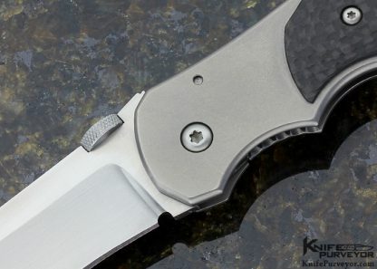 John W. Smith Custom Knife Carbon Fiber "Evolution" Linerlock - Image 2