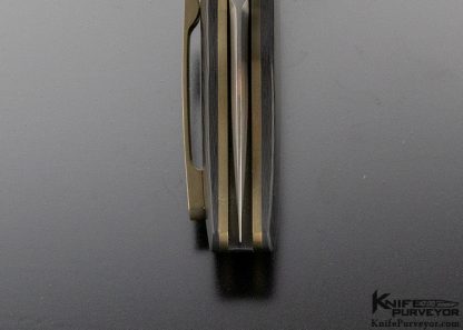 John W. Smith Custom Knife SD-2 Mokume and Carbon Fiber Liner Lock - Image 8