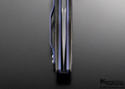 John W Smith Custom Knife SD-2 with Carbon Fiber and Timascus Linerlock - Image 8