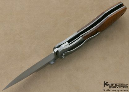 John W. Smith Custom Knife Canvas Micarta RG1 Linerlock - Image 8