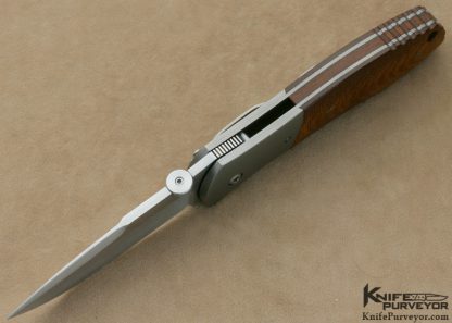 John W. Smith Custom Knife Canvas Micarta RG1 Linerlock - Image 6