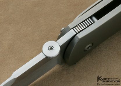 John W. Smith Custom Knife Canvas Micarta RG1 Linerlock - Image 7