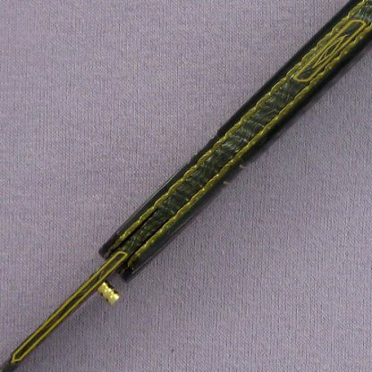 John W. Smith Custom Knife 2007 AKI Blacklip Pearl Folding Fighter - Image 4