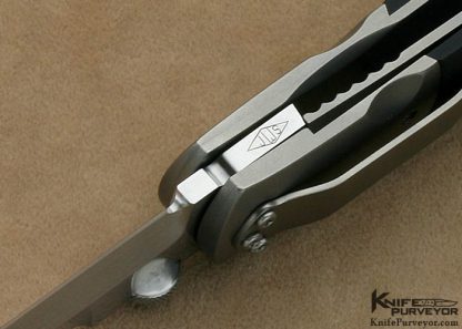 John W. Smith Custom Knife 4" Black G10 Utility Dagger Linerlock - Image 7
