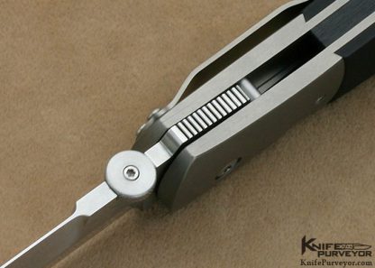 John W. Smith Custom Knife 4" Black G10 Utility Dagger Linerlock - Image 5