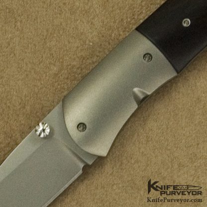 John W. Smith Custom Knife Cocobolo Drop Point Linerlock - Image 2