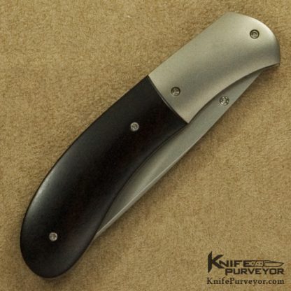 John W. Smith Custom Knife Cocobolo Drop Point Linerlock - Image 3