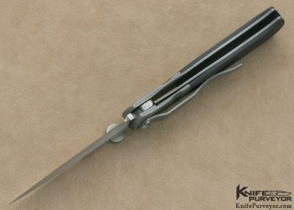 John W. Smith Custom Knife Black G-10 Tactical Folding Dagger - Image 8