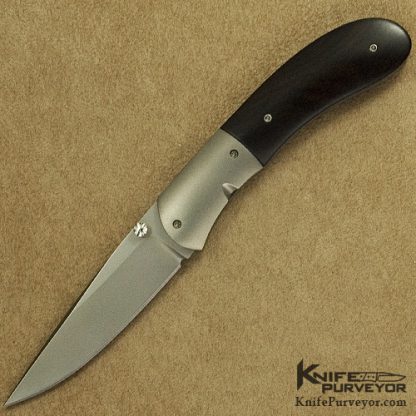 John W. Smith Custom Knife Cocobolo Drop Point Linerlock