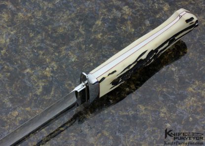 John Young Custom Knife Stag Dixon Fighter - Image 4