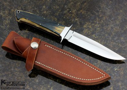 John Young Custom Knife Blue Mammoth Mini Wilderness - Image 3