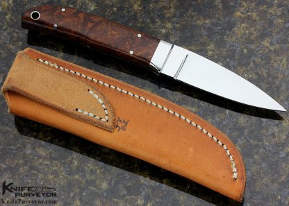 John Young Custom Knife Ironwood Stiff Horn - Image 3
