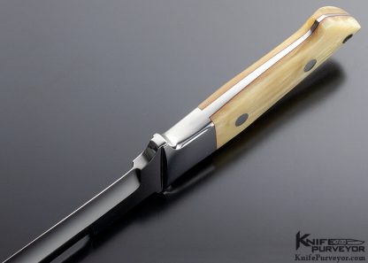 John Young Custom Knife Fighter w/ Sheep Horn - Image 6