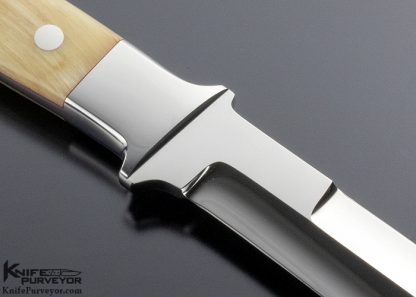 John Young Custom Knife Fighter w/ Sheep Horn - Image 4