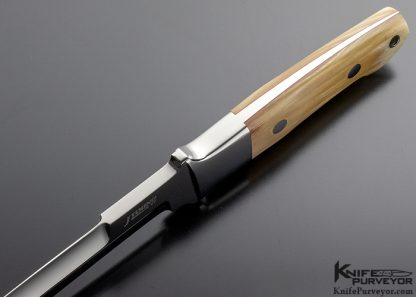 John Young Custom Knife Fighter w/ Sheep Horn - Image 5