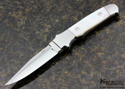 John Young Custom Knife Mother of Pearl "Hideout"