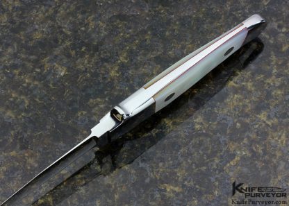 John Young Custom Knife Mother of Pearl "Hideout" - Image 4