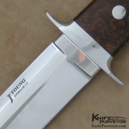 John Young Custom Knife Desert Ironwood Model 17 Stretch Fighter - Image 2