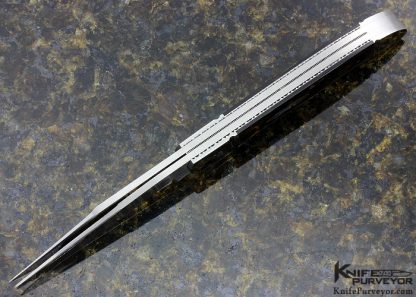 Johnny Stout Custom Knife 2 Blade Folding Amber Hunter - Image 4