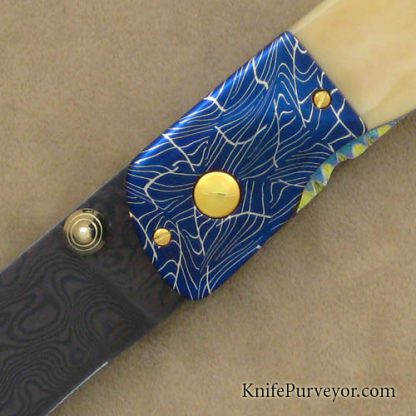 Johnny Walker's Custom Knife:  Sole Authorship Damascus Linerlock - Image 2