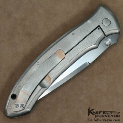 Jones Brothers Custom Knife Textured Black G-10 & CPM S30V "Aurora" Frame Lock - Image 3