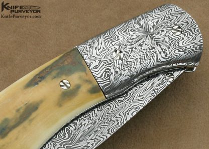 Josh Smith Custom Knife Sole Authorship Damascus Linerlock - Image 4