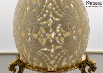 Julie Warenski Hand Carved Ostrich Egg - Image 2