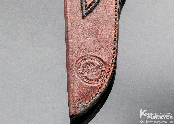 Julie Warenski Engraved Buster Warenski Custom Knife Black Jade Hunter - Image 8